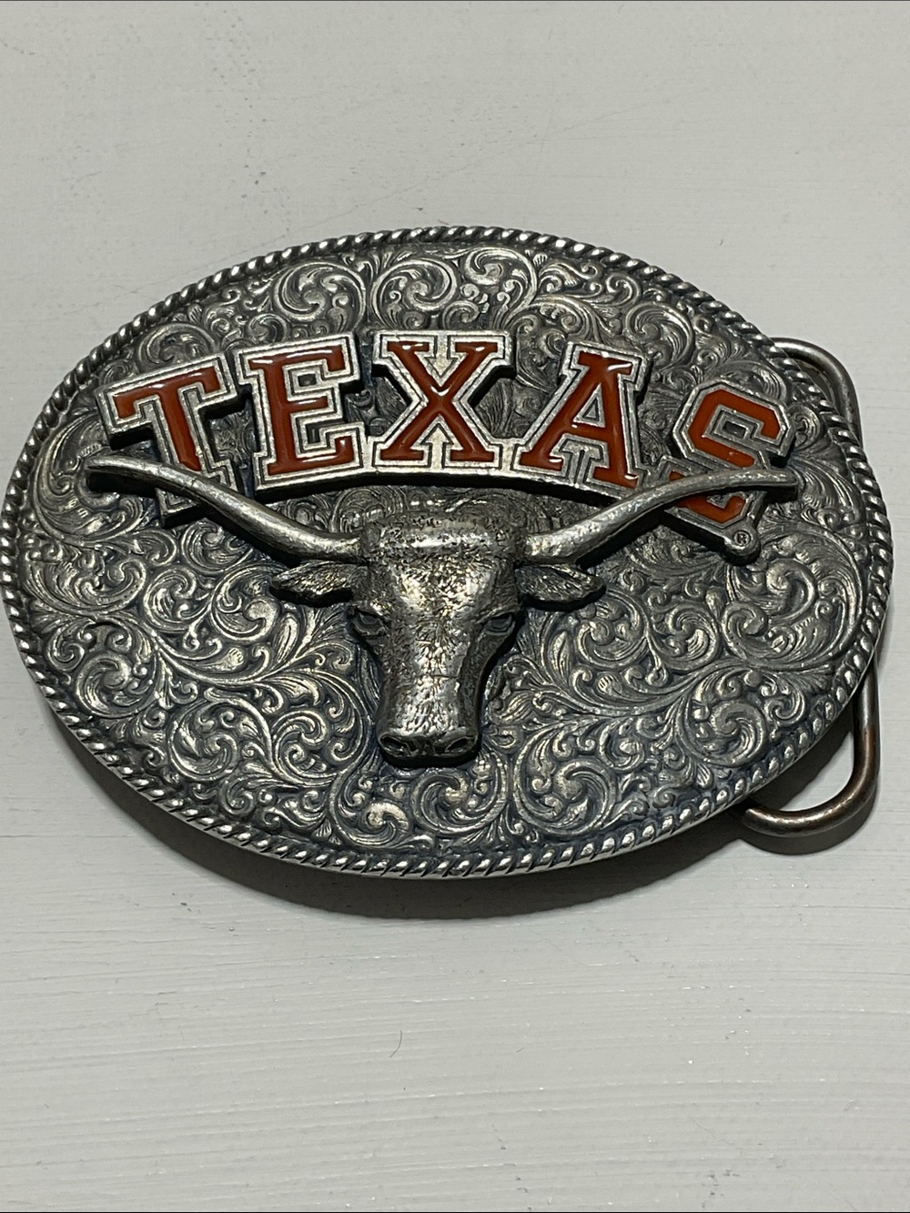 Vintage 2003 University of Texas Longhorns Belt Buckle
